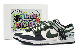 Мужские кроссовки для скейтбординга Nike Dunk, Black dd1391-100(team108-男款绿野仙踪) | black