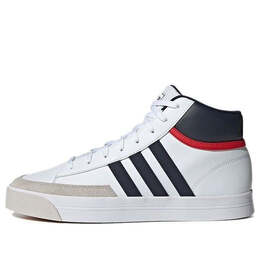 Кроссовки neo retrovulc mid white Adidas, белый h02462 | white/dark /red