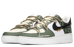 Кроссовки Nike Air Force 1, белый/хаки cw2288-111(teama-街头腰果)