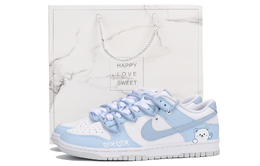 Кроссовки Nike Dunk Skateboard Shoes Men Low-Top White dv0831-101(team59-男款蓝熊sbox)