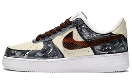 Кроссовки Nike Air Force 1 Skateboard Shoes Men Low-Top Yellow Black cw2288-111(teame-男款蛇皮黄黑)