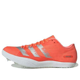 Кроссовки adizero long jump Adidas, красный ee4620 | signal coral/silver metallic/cloud white