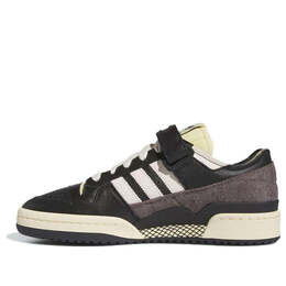 Кроссовки форум 84 низкие Adidas, черный ie3206 | core black/cream white/easy yellow