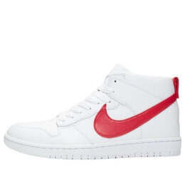 Кроссовки lab x riccardo tisci dunk lux chukka Nike, белый 910088-100 | white/distance red
