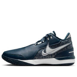 Кроссовки zoom lebron nxxt gen ampd Nike, синий fj1566-400 | armory navy/sail/metallic silver/light silver