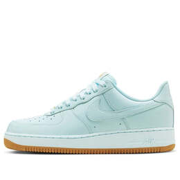 Кроссовки Air Force 1 стиль Nike, голубой hf4933-400 | glacier blue/gum yellow/metallic gold