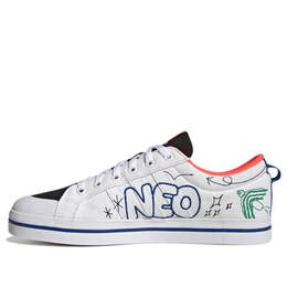 Кроссовки neo bravada повседневная обувь Adidas, белый hp3166 | cloud white / blue / pink / black