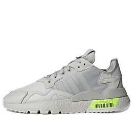 Кроссовки ночные джоггеры Adidas, серый fv3619 | grey/signal green
