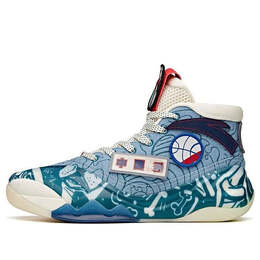 Кроссовки klay thompson kt6 shoes Anta, синий 112121101-5 | blue/white/red