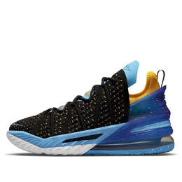 Кроссовки леброн 18 Nike, черный cq9283-006 | black/blue/yellow