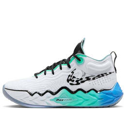 Кроссовки air zoom gt run ep Nike, белый fn3421-104 | white/black-lt photo blue-baltic blue-ocean bliss-lt menta