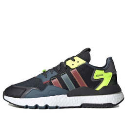 Кроссовки ночные джоггеры Adidas, черный fz1958 | black/yellow/green/red