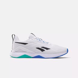 Кроссовки NanoFlex TR 2.0 Reebok, мультиколор 100205403 | footwear white / black / unleashed green