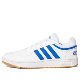 Кроссовки hoops 3.0 низкие классические винтажные туфли Adidas, белый gy5435 | cloud white / royal blue / gum