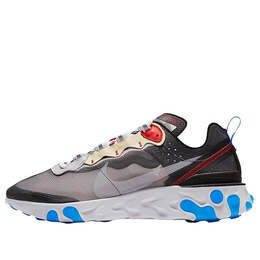 Кроссовки реагируют на элемент 87 Nike, серый aq1090-003 | gray/blue/white