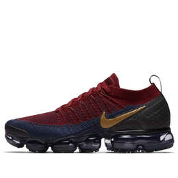 Кроссовки air vapormax flyknit 2 Nike, красный 942842-604 | team red/wheat-obsidian-black