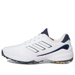 Кроссовки zg23 обувь для гольфа Adidas, белый hp2224 | cloud white / collegiate navy / solar gold