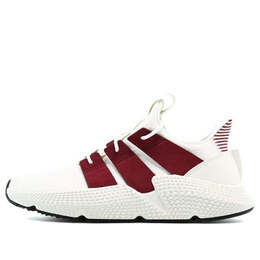 Кроссовки пророчество Adidas, белый d96658 | cloud white/noble maroon/core black