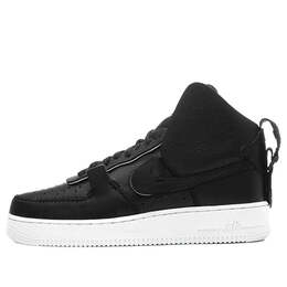 Кроссовки psny x air force 1 высокие Nike, черный ao9292-002 | black/black-sail
