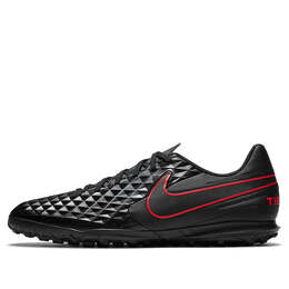 Кроссовки legend 8 club tf Nike, черный at6109-060 | black/dark smoke grey/chile red