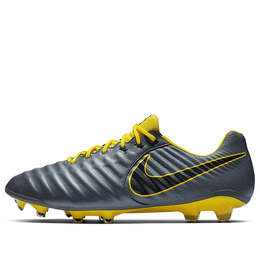 Кроссовки Tiempo Legend 7 Elite FG Nike, серый ah7238-070 | dark grey/opti yellow-black