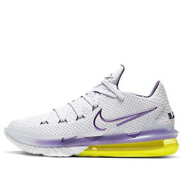 Кроссовки lebron 17 low ep Nike, белый cd5006-102 | white/purple