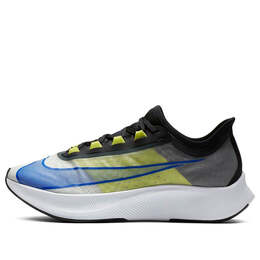 Кроссовки зум флай 3 Nike, черный at8240-104 | black/blue/yellow