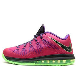 Кроссовки air max lebron 10 низкие Nike, красный 579765-601 | red/green;red/purple/grey