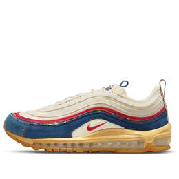 Кроссовки air max 97 Nike, белый dv1486-162 | white/blue/brown