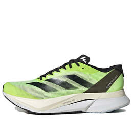Кроссовки adizero boston 12 Adidas, зеленый hp9705 | neon green/white