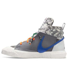 Кроссовки готовые x блейзер mid Nike, серый cz3589-002 | gray/blue/orange