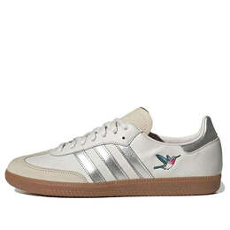 Кроссовки самба ог Adidas, белый hq6634 | white/silver