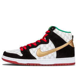 Кроссовки x black sheep sb dunk высокие Nike, белый 313171-170 | white/metallic gold-black