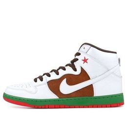 Кроссовки sb dunk высокие Nike, белый 313171-201 | white