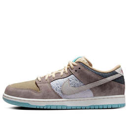 Кроссовки sb dunk low Nike, коричневый fz3129-200 | baroque brown/summit white/sanddrift/dark smoke grey/paradise aqua