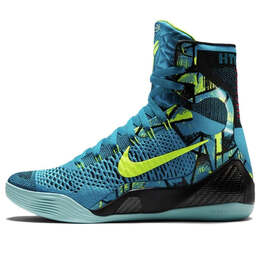 Кроссовки kobe 9 elite Nike, зеленый 630847-400 | green/blue