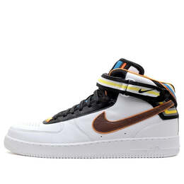 Кроссовки x riccardo tisci air force 1 mid sp Nike, белый 677130-120 | white/baroque brown