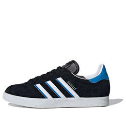 Кроссовки газель Adidas, черный ig6193 | core black/bright blue/footwear white