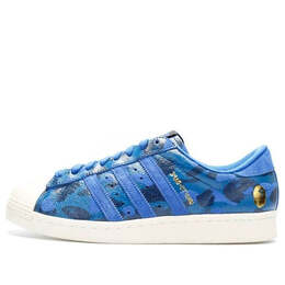 Кроссовки xa bathing ape непобедимая суперзвезда 80-х Adidas, синий s74775 | blue