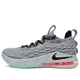Кроссовки lebron 15 low ep Nike, серый ao1756-005 | grey/pink