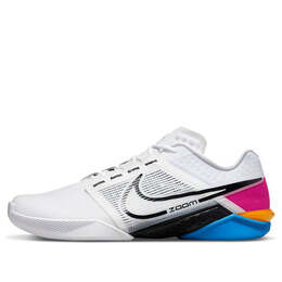 Кроссовки zoom metcon turbo 2 Nike, белый dh3392-109 | white/black/photo blue/pink prime