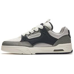 Кроссовки Anta AOJIE Skateboarding Shoes Men Low-top Cosmic Grey/Ivory White/Cloud Grey, серый/белый 112448040r-3 | cosmic grey/ivory white/cloud grey