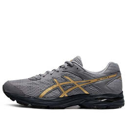 Кроссовки гель флюс 4 золотой Asics, серый 1011a614-023 | gray/gold