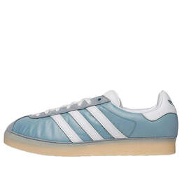 Кроссовки x пеший патруль x газель 85 Adidas, серый ig4524 | light grey/cloud white/easy yellow
