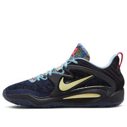 Кроссовки кд 15 Nike, черный dc1975-001 | black/purple/yellow/blue/pink