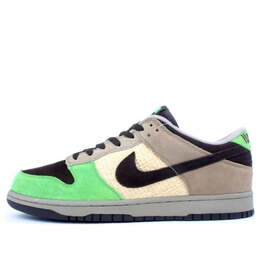 Кроссовки x kickshawaii dunk low Nike, хаки 310661-221 | khaki/brown/green