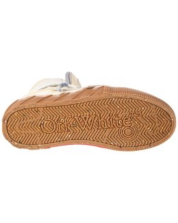 Высокие кеды Off-White Floating Arrow из кожи и замши, белый 7445922447420 | white