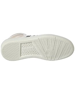 Высокие кеды Lanvin из кожи и сетки Clay, белый 7620253450300 | white