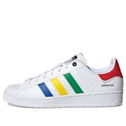 Кроссовки суперзвезда от технологий Adidas, белый gv7573 | white/red/yellow/blue