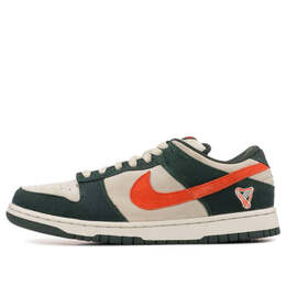 Кроссовки sb dunk low pro Nike, зеленый 304292-185 | green/net/deep orange